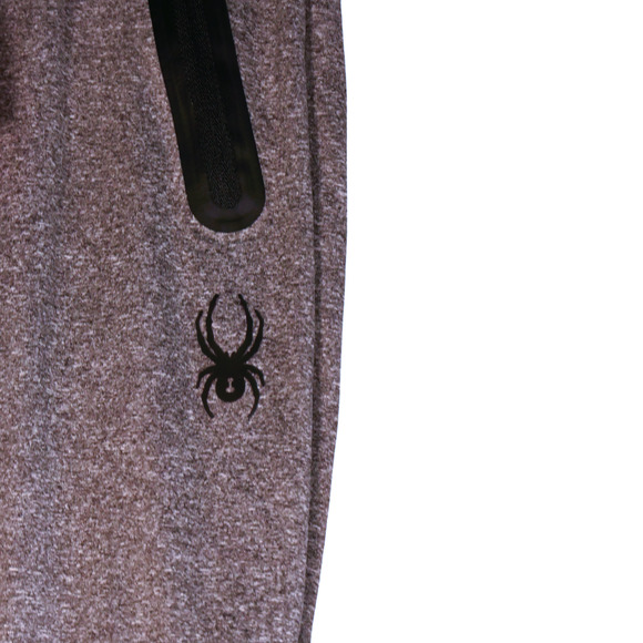 NWT Spyder Joggers Performance Sweatpants Mens Small Heather Gray Zip Pockets - Picture 3 of 11